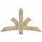 Ekena Millwork Davenport Rough Sawn Timber Gable Bracket, Douglas Fir, 60"W x 35"H x 4"D x 6"F, 14/12 Pitch GBW060X35X0406DAV00RDF - alternate 1
